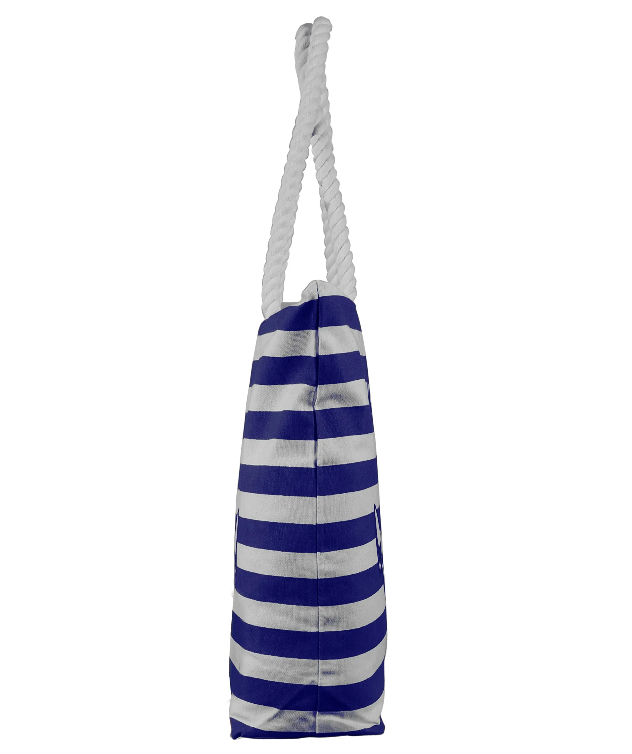 100% Cotton Anchor Print Canvas Beach Tote