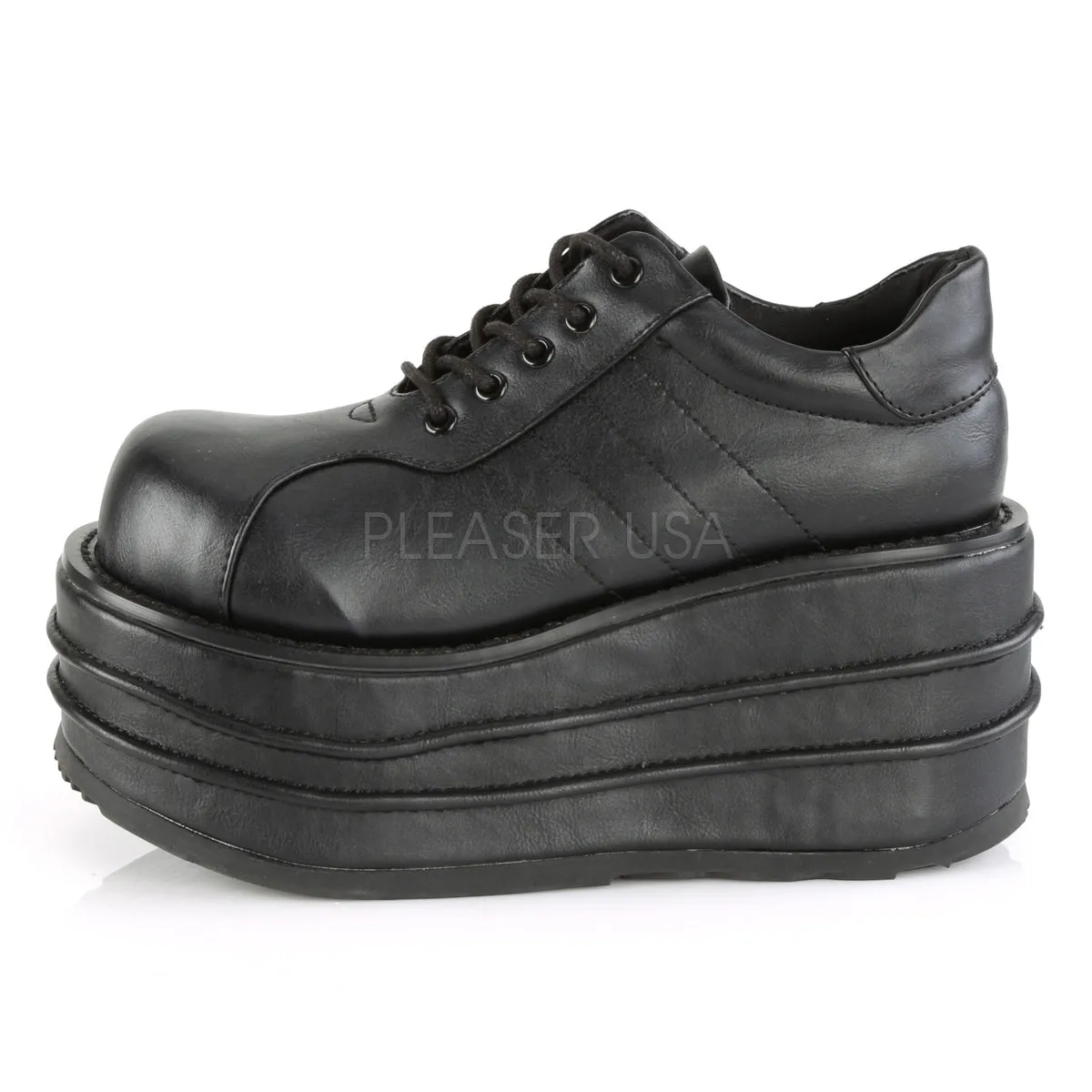 3 Inch Platform TEMPO-08 Black