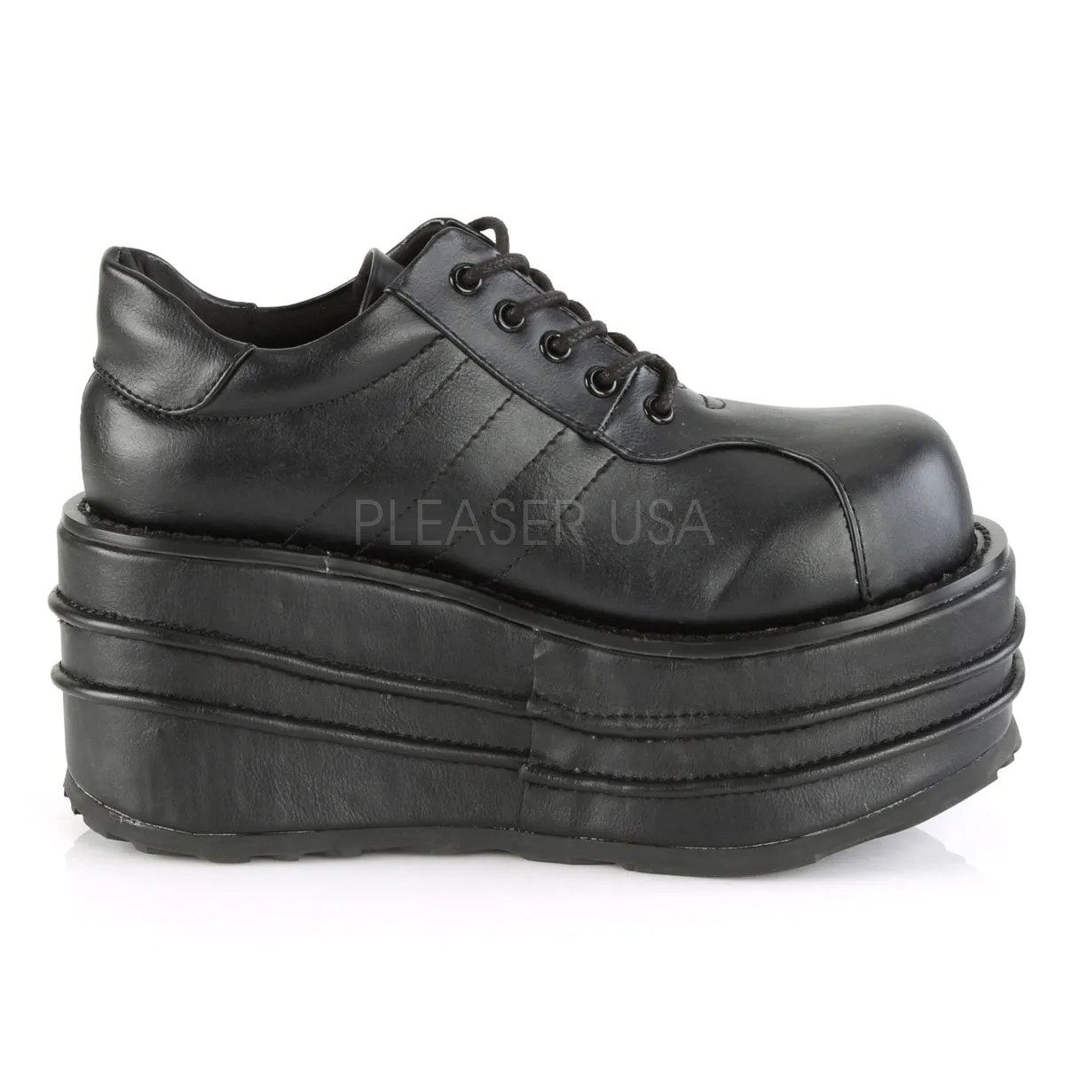 3 Inch Platform TEMPO-08 Black