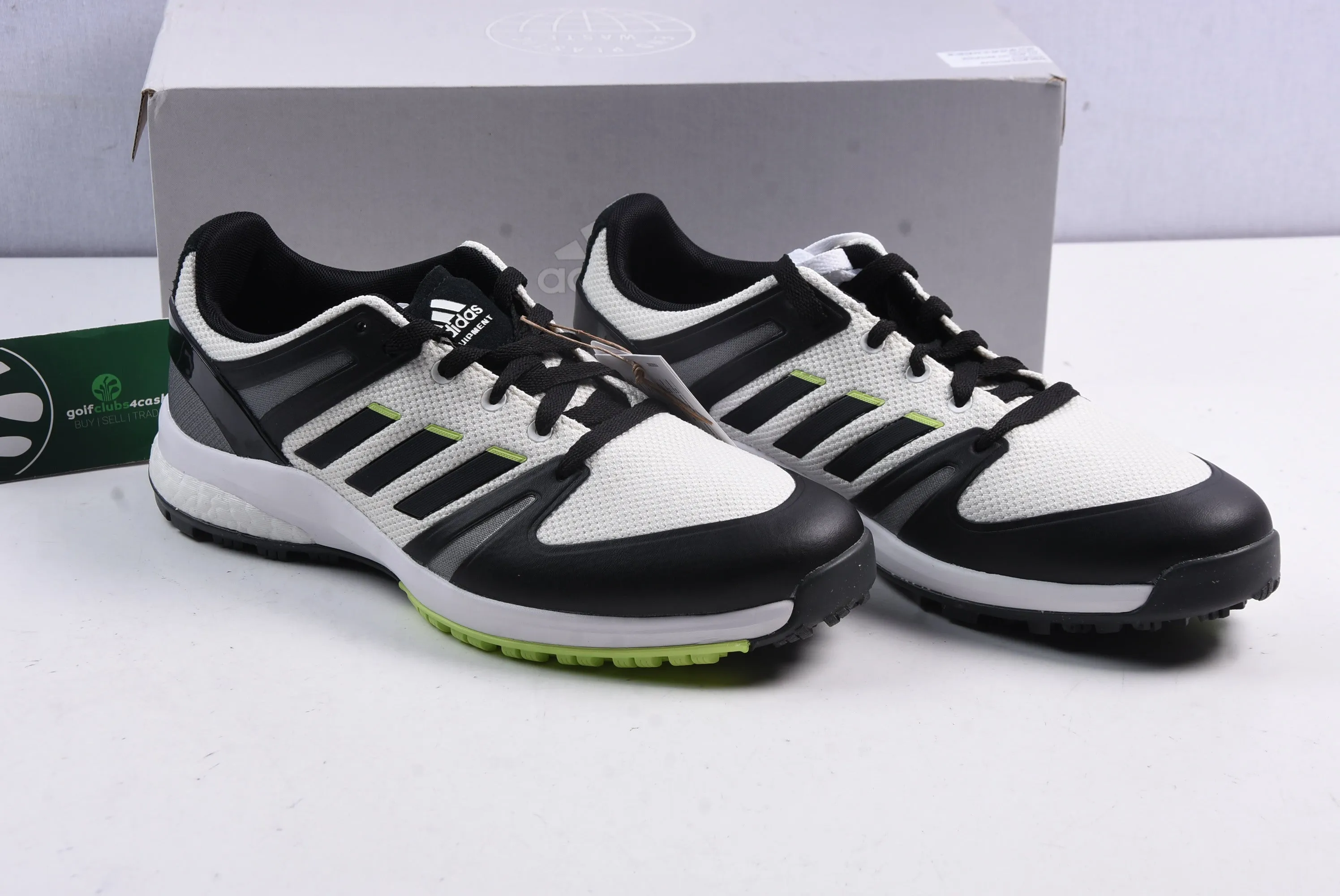 Adidas EQT SL / Mens Golf Shoes / White, Black / UK 9 Wide