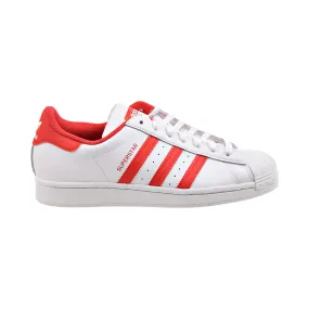 Adidas Superstar Men's Shoes Cloud White-Vivid Red