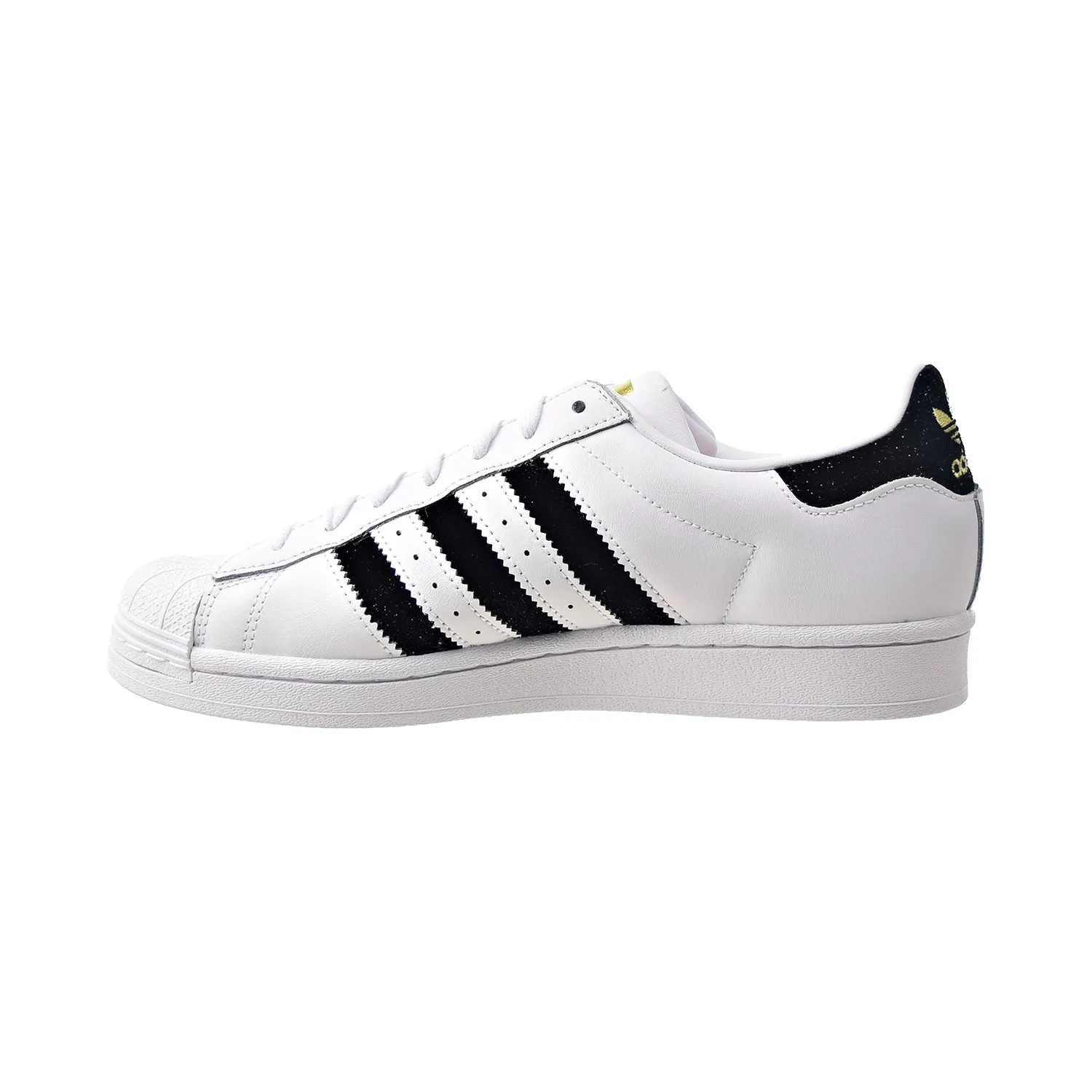 Adidas Superstar W Velvet Women's Shoes White-Black-Gold Metallic