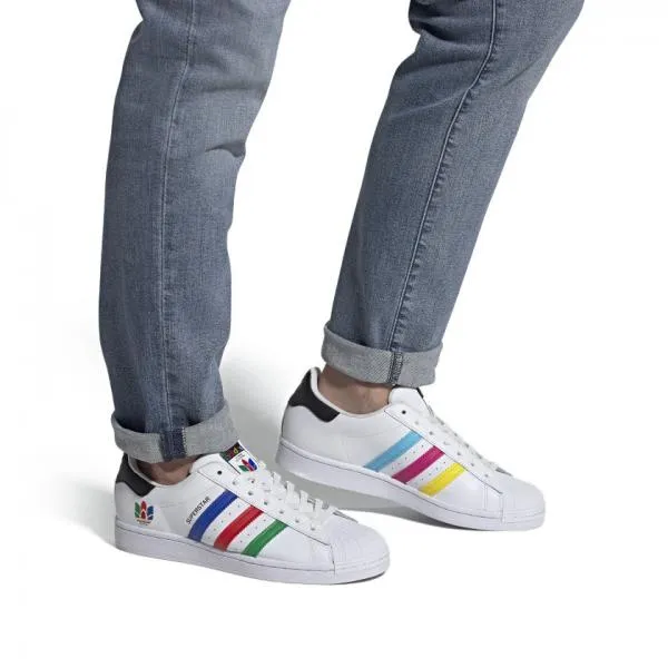 adidas Superstar - White/Multi/Black