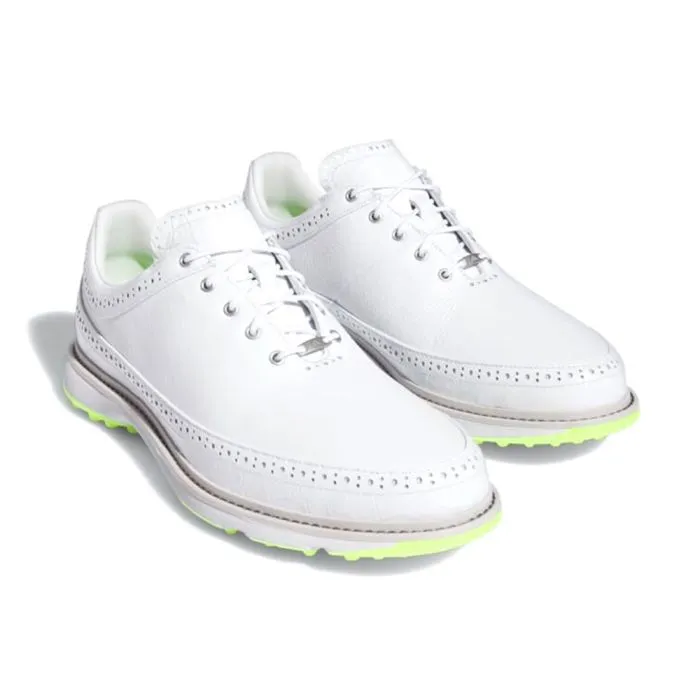 ADIDAS Unisex MC80 MD Spikeless Golf Shoes - Cloud White/Matte Silver