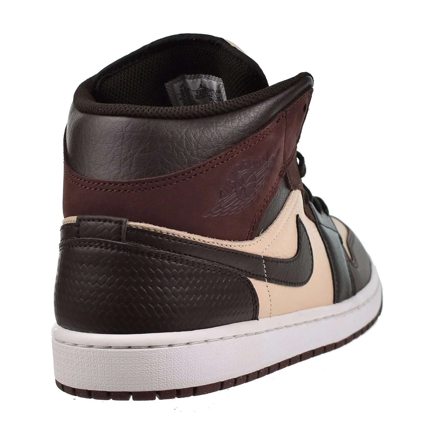 Air Jordan 1 Mid SE Paris YMCA Men's Shoes Velvet Brown-Sanddrift