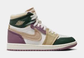 Air Jordan 1 MM High Galatic Jade Womens Lifestyle Shoes (Galactic Jade/Team Gold)