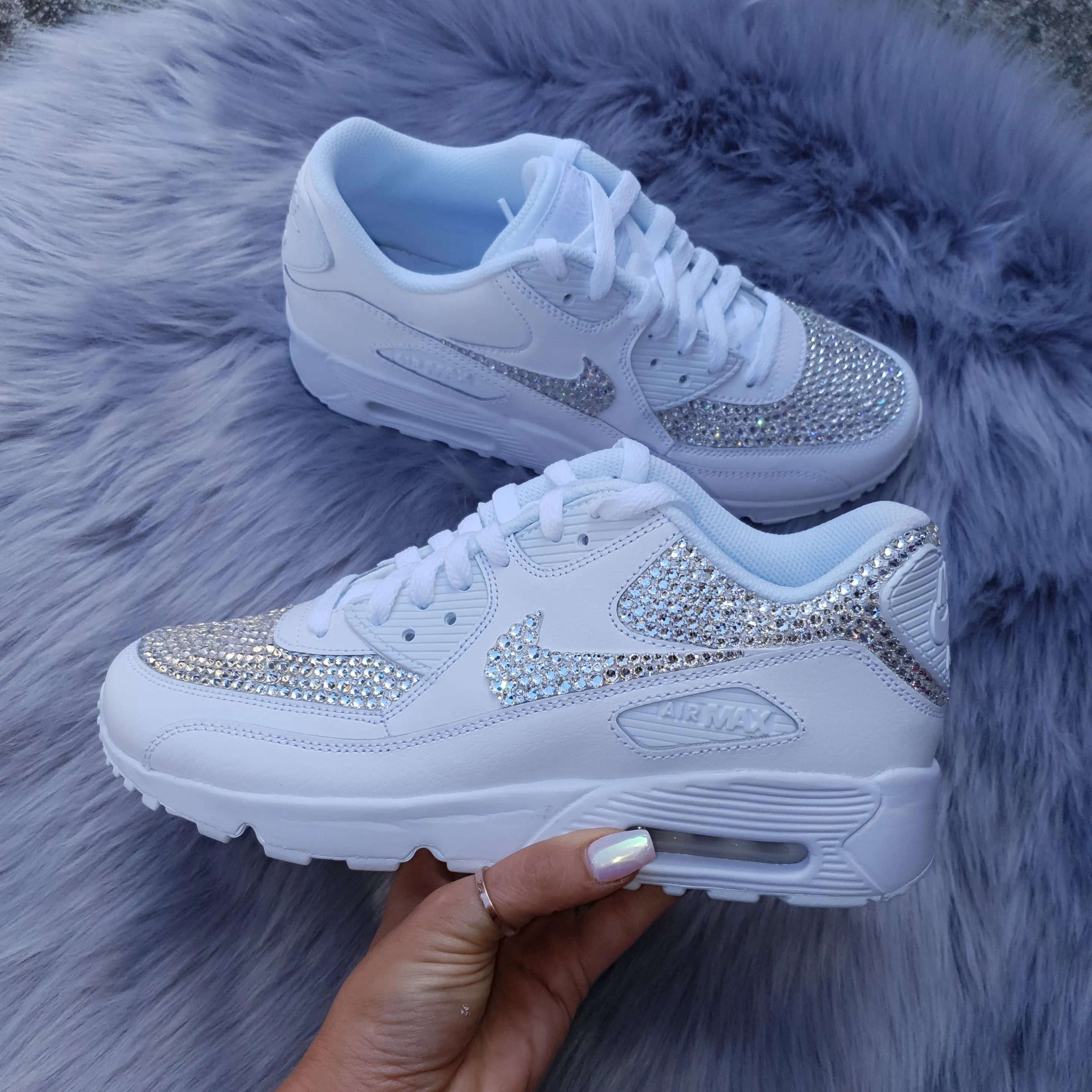 Air Max 90 (White- Maximum Bling)