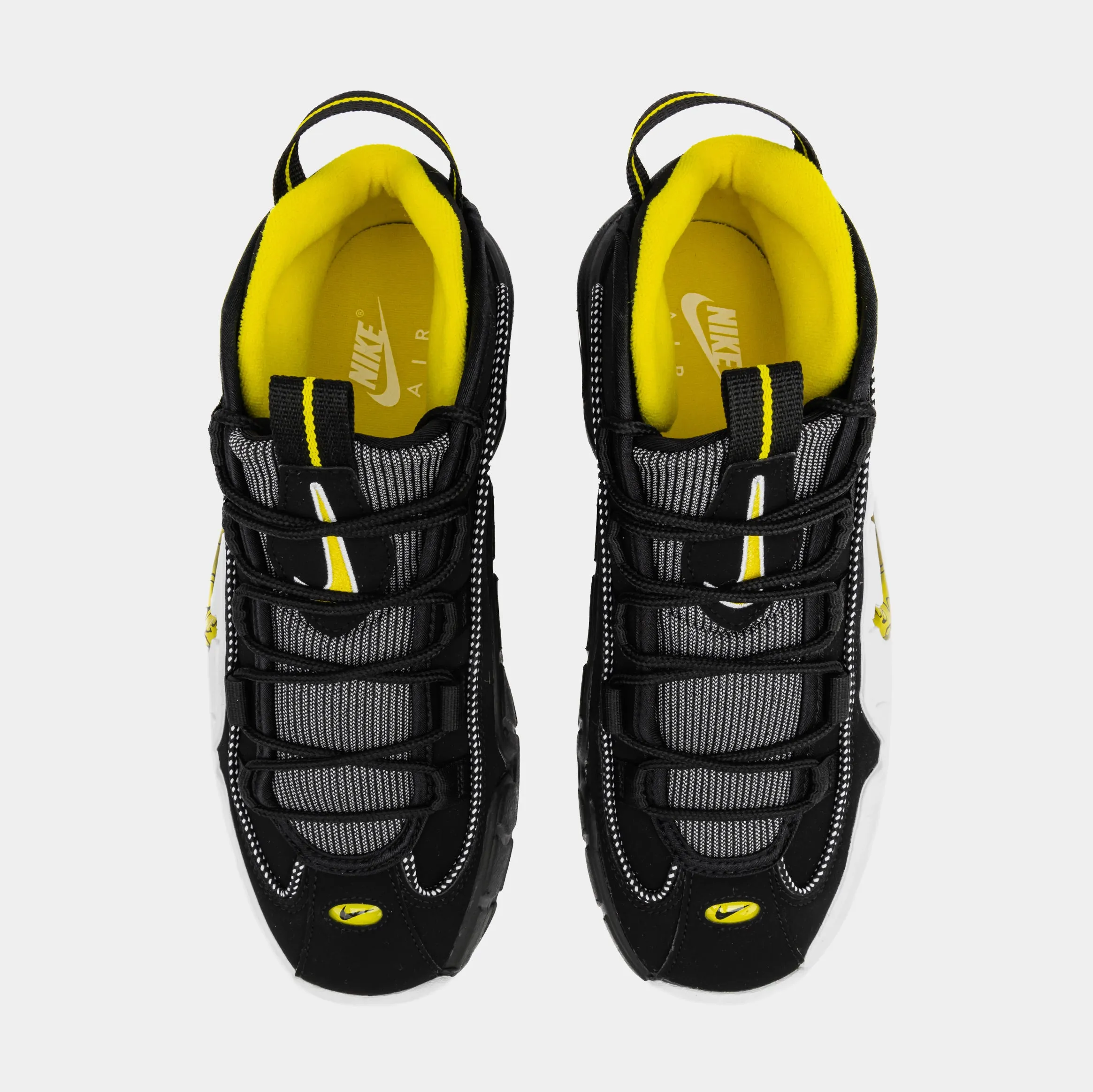 Air Max Penny Mens Basketball Shoes (White/Black/Opti Yellow)