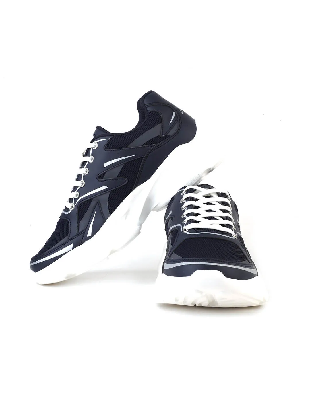 Alberto Torresi Navy Laceup Sports Shoes