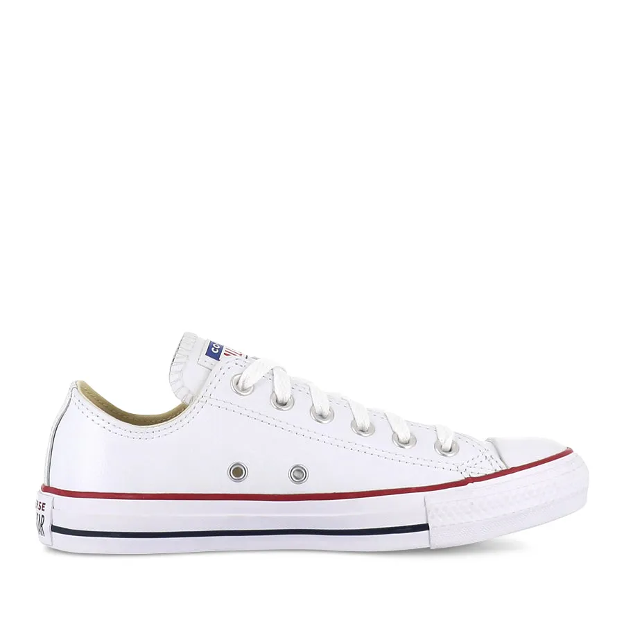 ALL STAR LOW LEATHER - WHITE