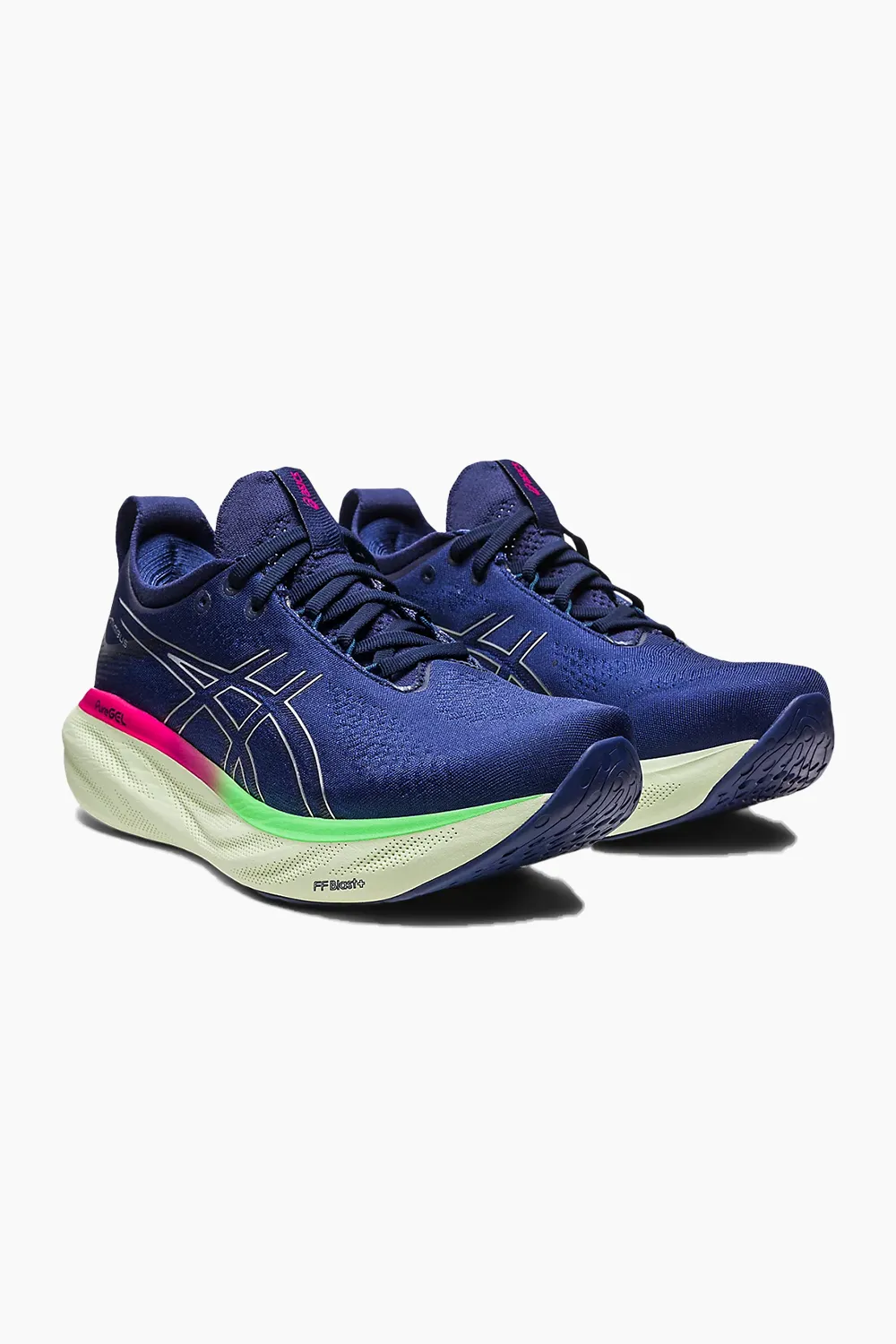 ASICS Women's Gel Nimbus 25 in Indigo Blue/Pure Silver