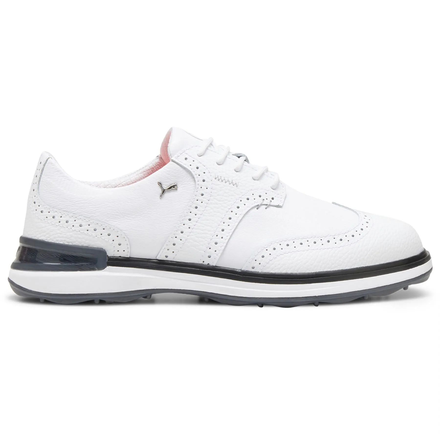 Avant Wingtip Leather Spikeless Golf Shoes White - 2024