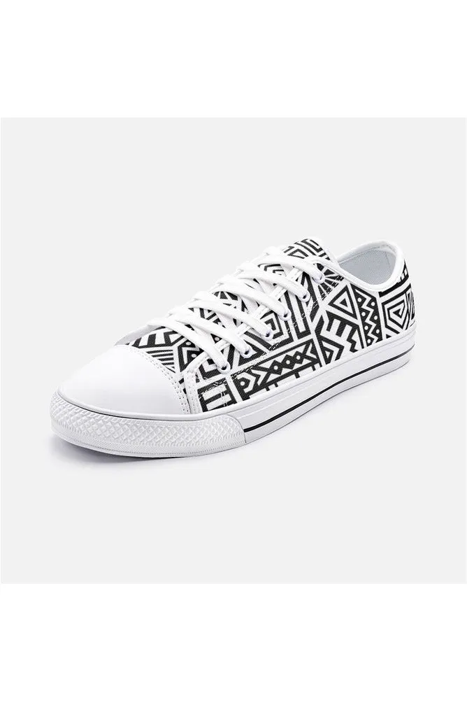 Aztec Warrior Unisex Low Top Canvas Shoes