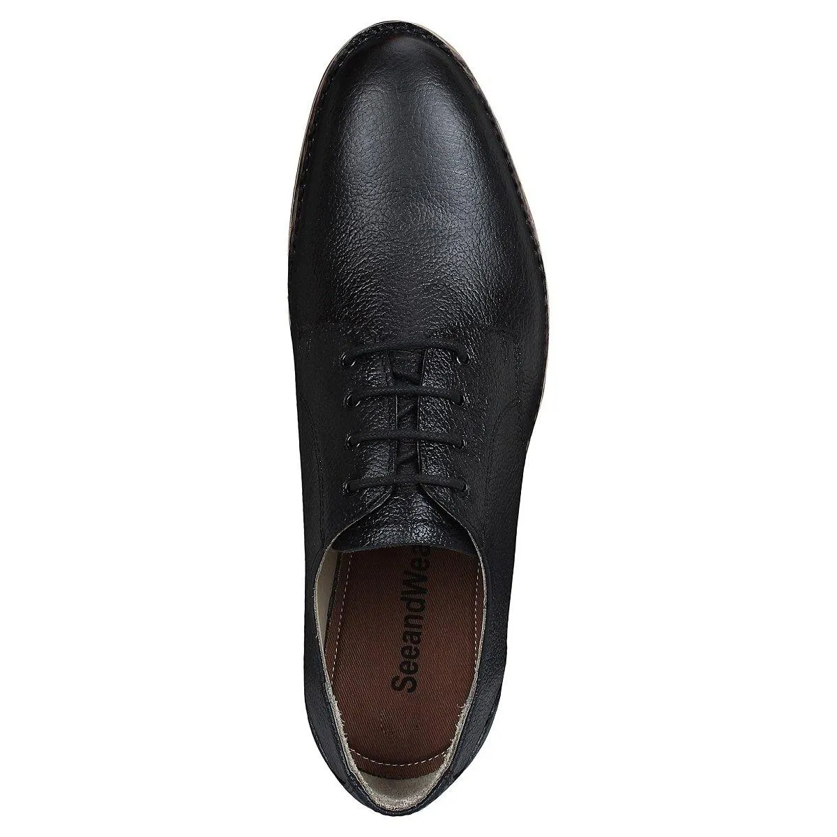 Black Formal Shoes For Men-Defective