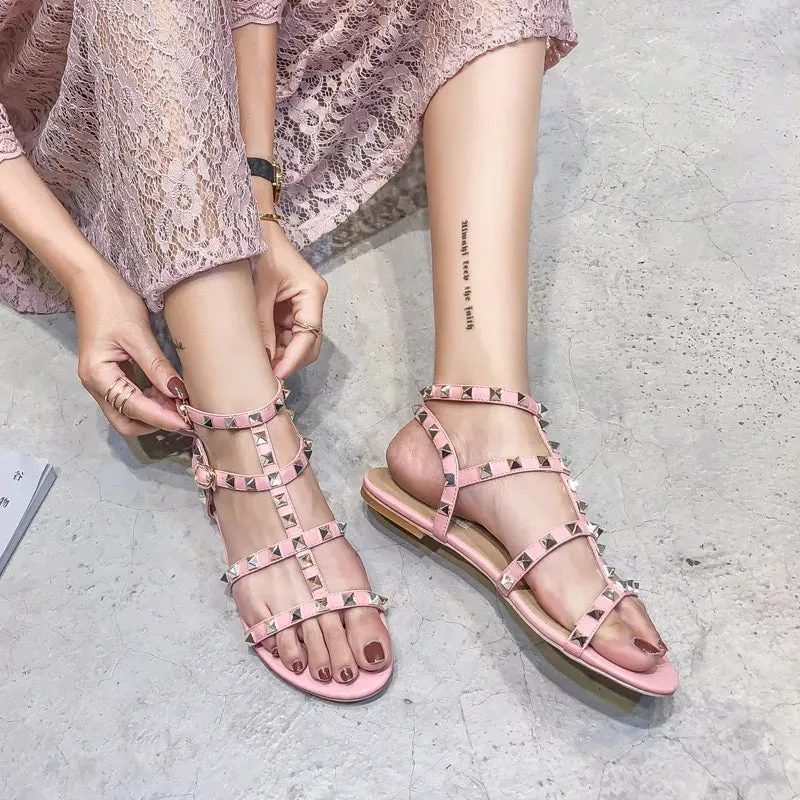 Buckle-strap Sandals