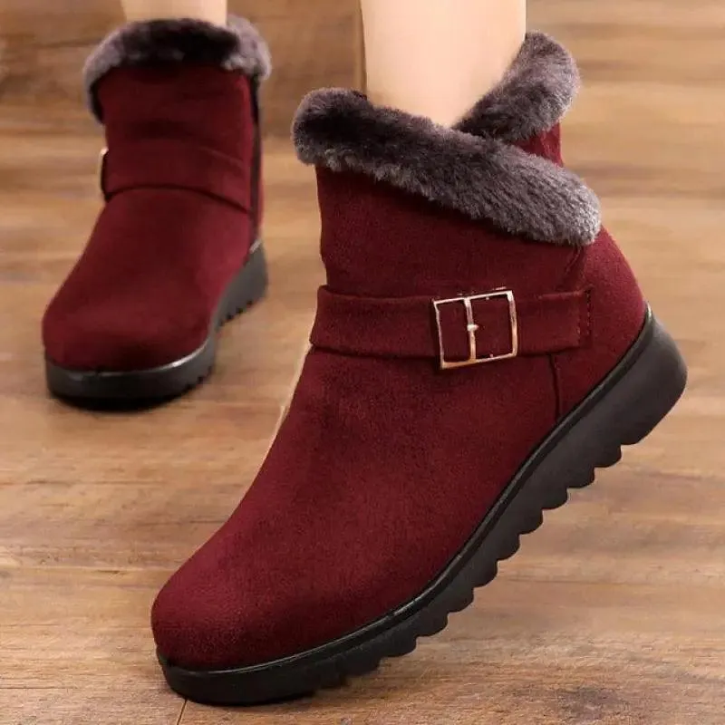 Women Plush Snow Boots