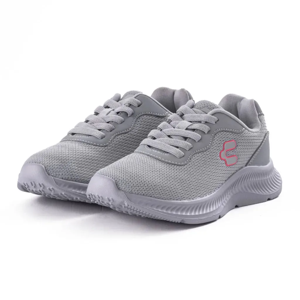 Optimized Title: CHARLY Womens Grey and Silver Sneakers - Stylish & Comfortable Footwear for Everyday Wear (Model 1059229-GRYSLV)