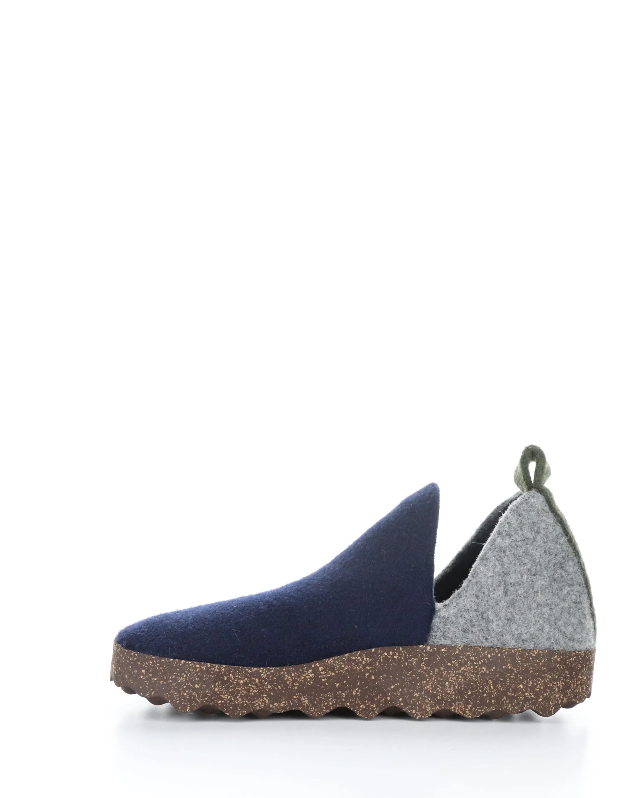 CITY089ASPM 007 NAVY/GREY Round Toe Shoes