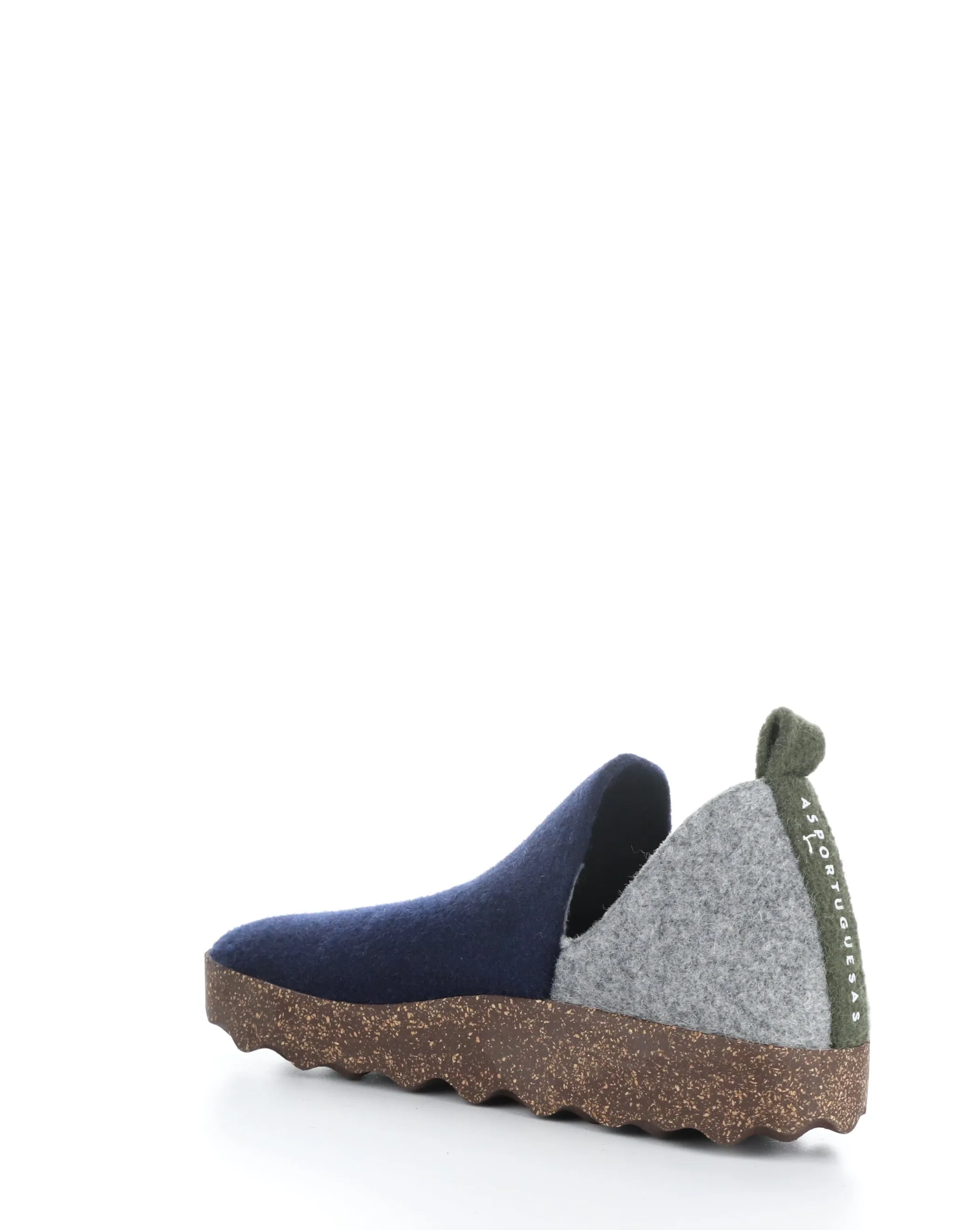 CITY089ASPM 007 NAVY/GREY Round Toe Shoes