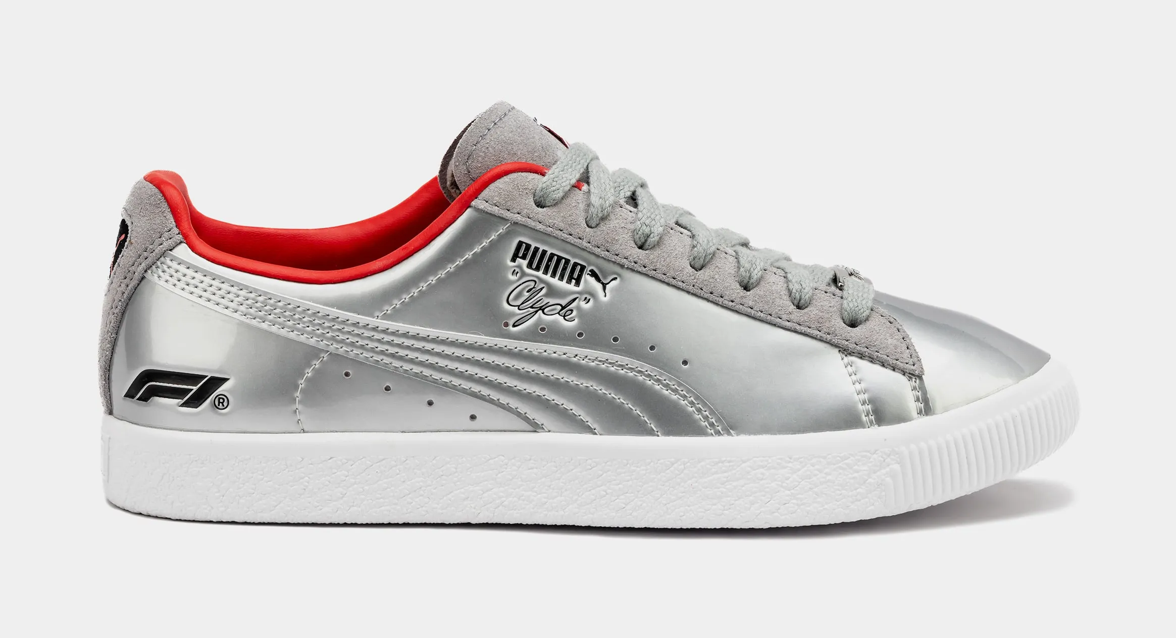 Clyde F1 Vegas Mens Lifestyle Shoes (Silver/Red)