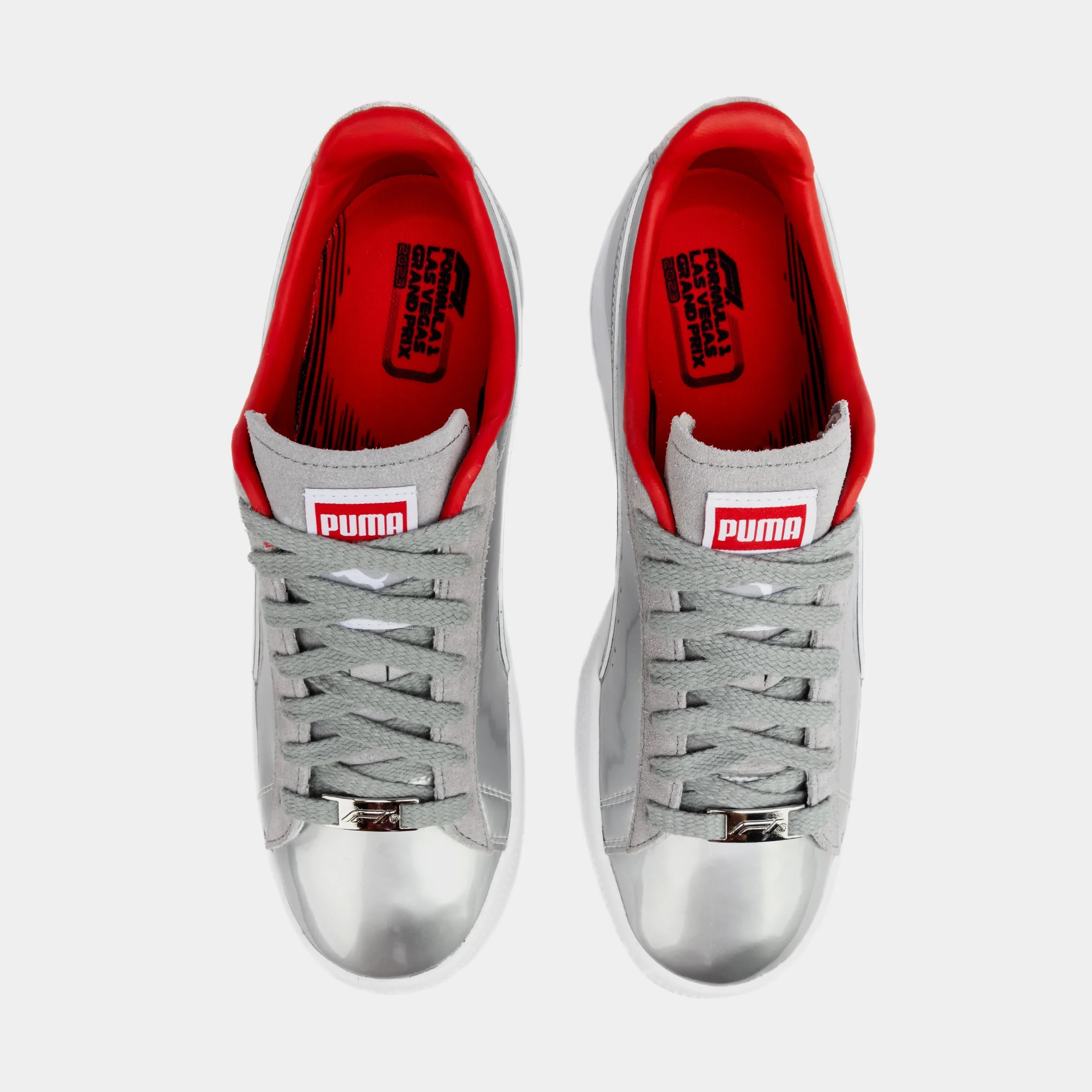 Clyde F1 Vegas Mens Lifestyle Shoes (Silver/Red)