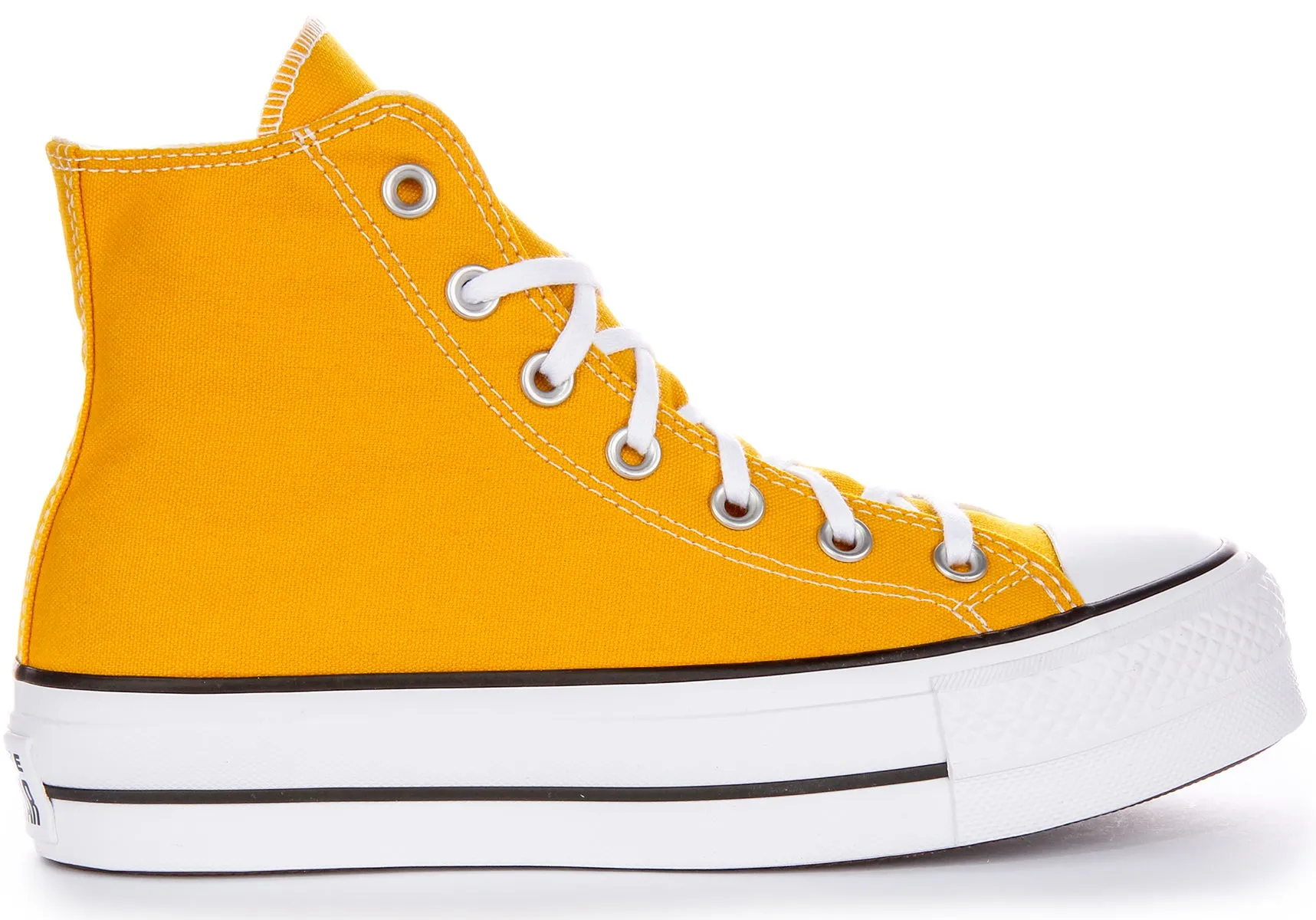 Converse All Star Lift Hi A06506C In Yellow For Women