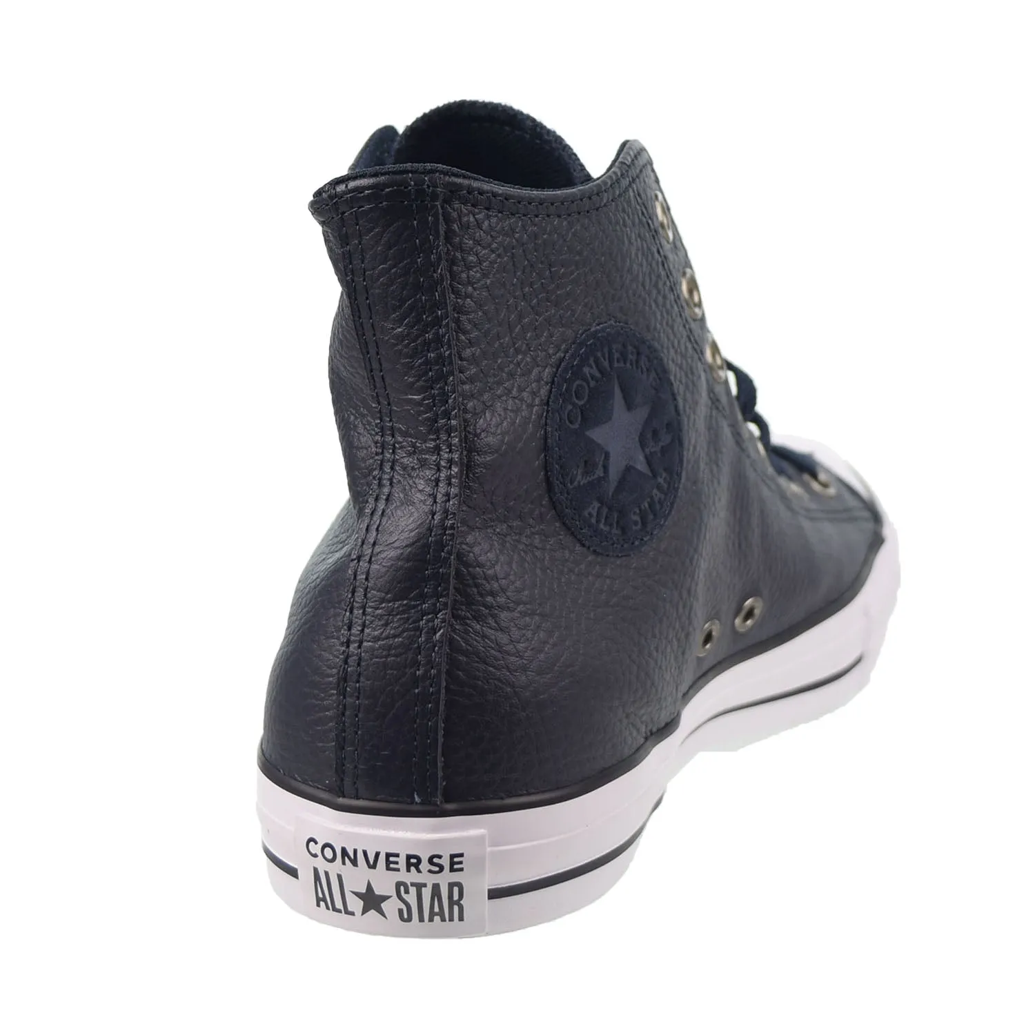 Converse Chuck Taylor All Star Hi Leather Men's Shoes Dark Obsidian Blue