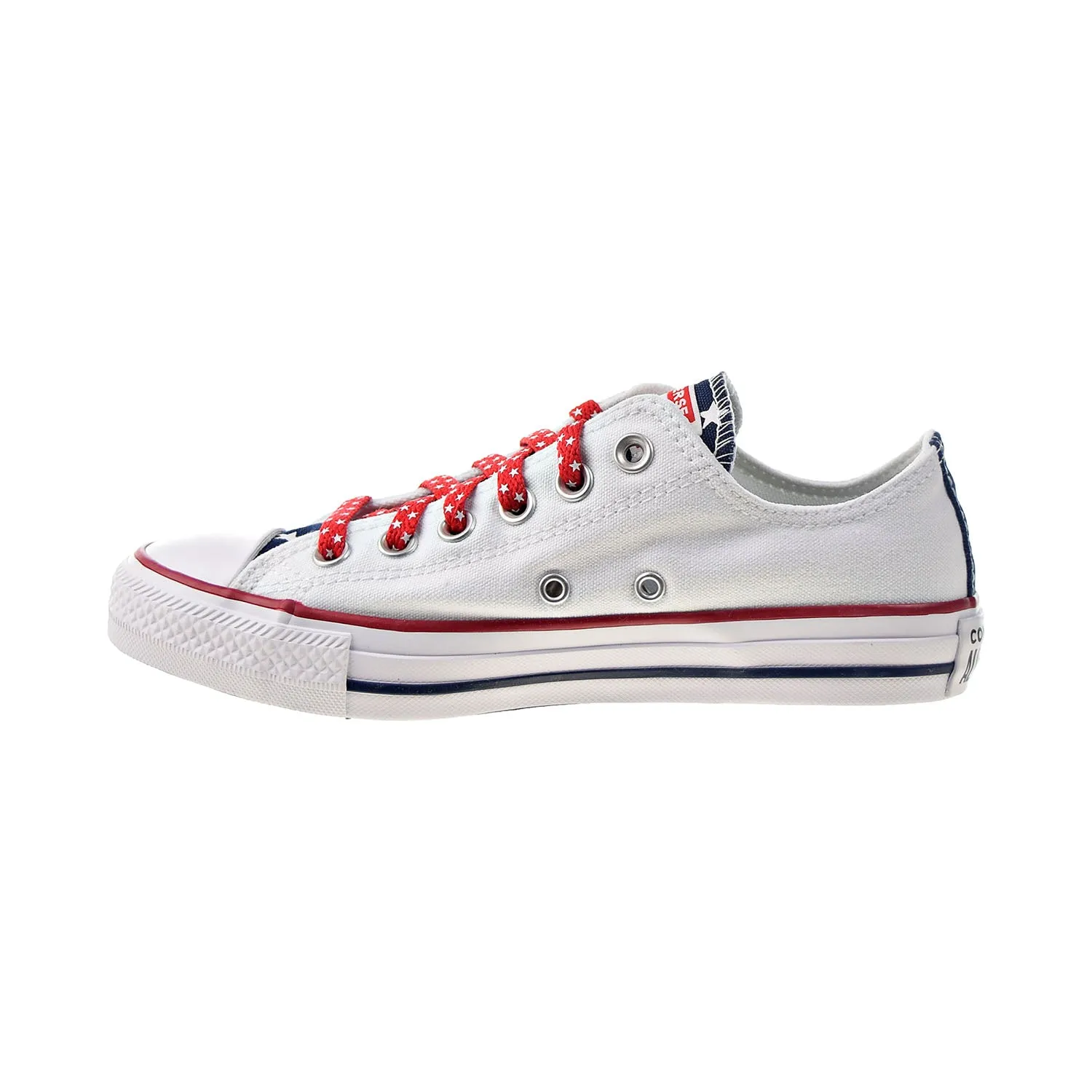 Converse Chuck Taylor All Star Ox Stars & Stripes Men's Shoes White-Red