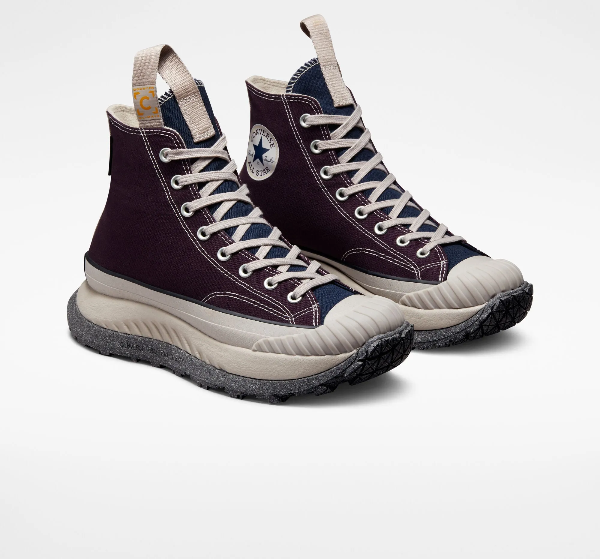 Converse - Men's Chuck 70 AT-CX Counter Climate High Top Black Cherry/Papyrus/Obsidian A03275C