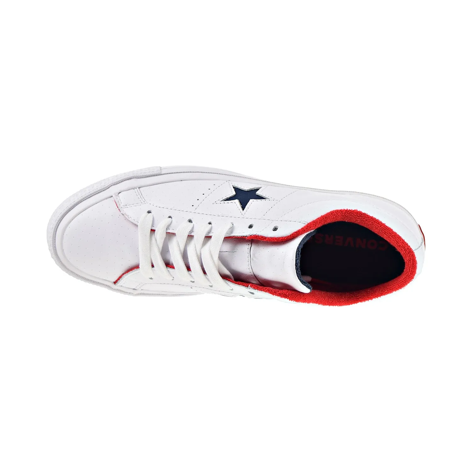 Converse One Star Ox Men's Shoes White-Athletic Navy