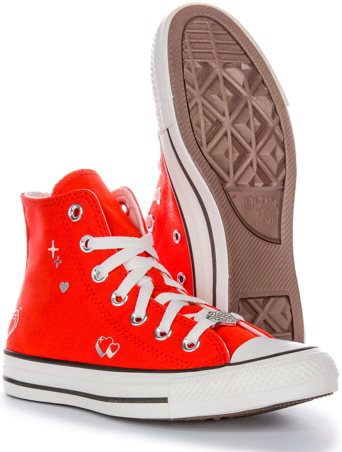 Converse All Star Y2K Heart A09117C In Red For Women