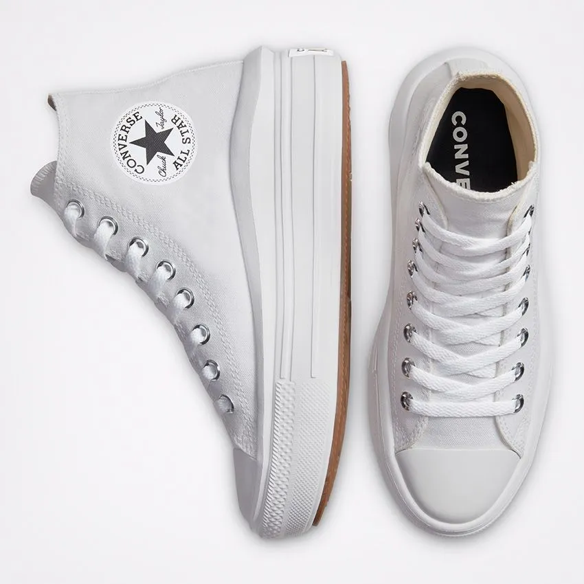 Converse - Women's Chuck Taylor All Star Move High Top White/Narural Ivory 568498C