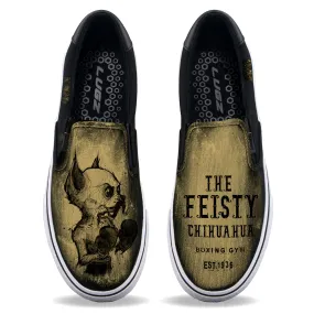 Feisty Chihuahua Unisex Slip-Ons