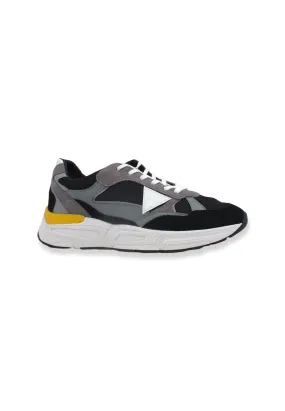 GUESS Sneaker Uomo Running Suede Black Multi FM5IMOELE12