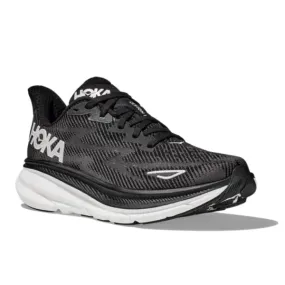 HOKA Men's (Medium Width) Clifton 9 Black / White