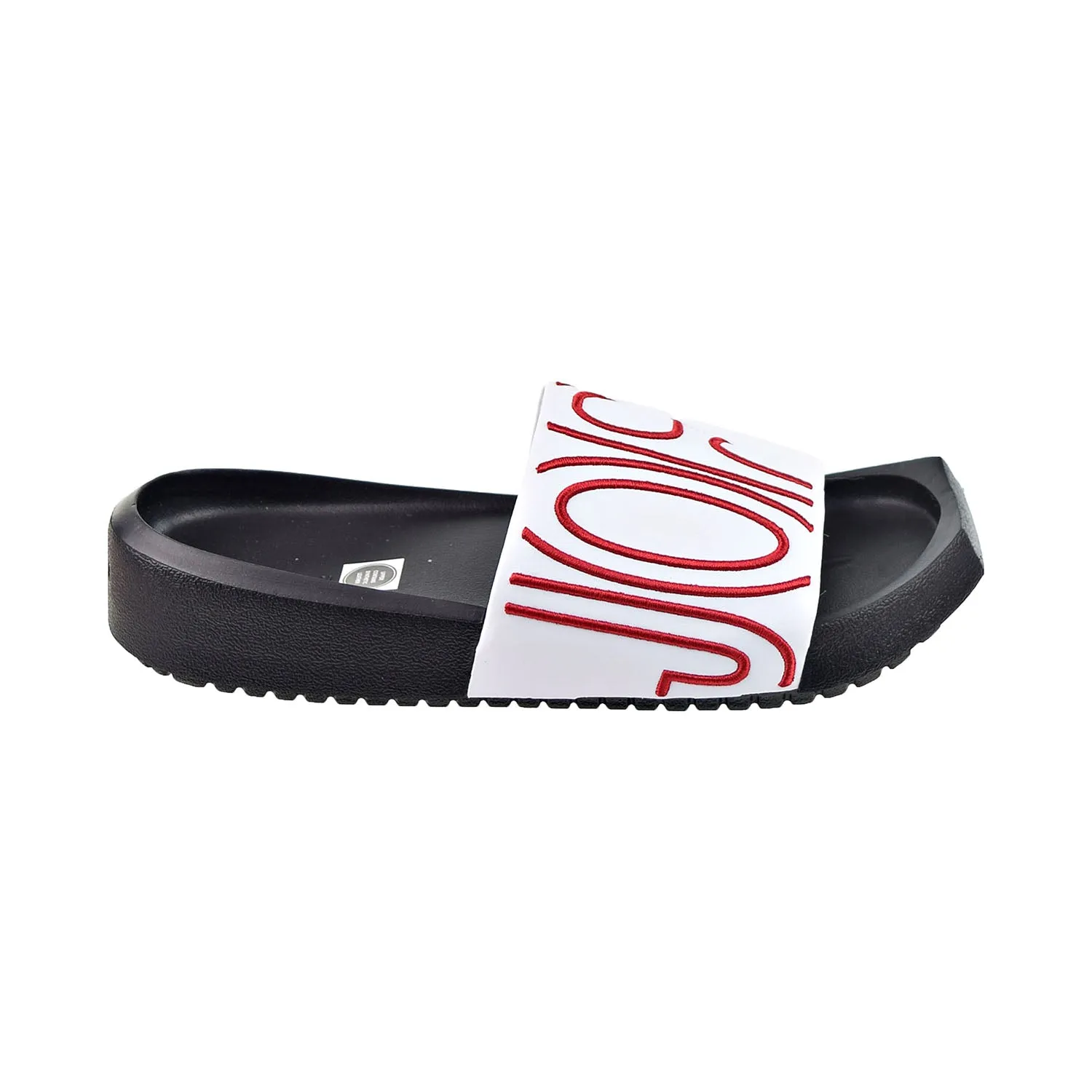 Jordan NOLA Women's Slides White-Gym Red-Black