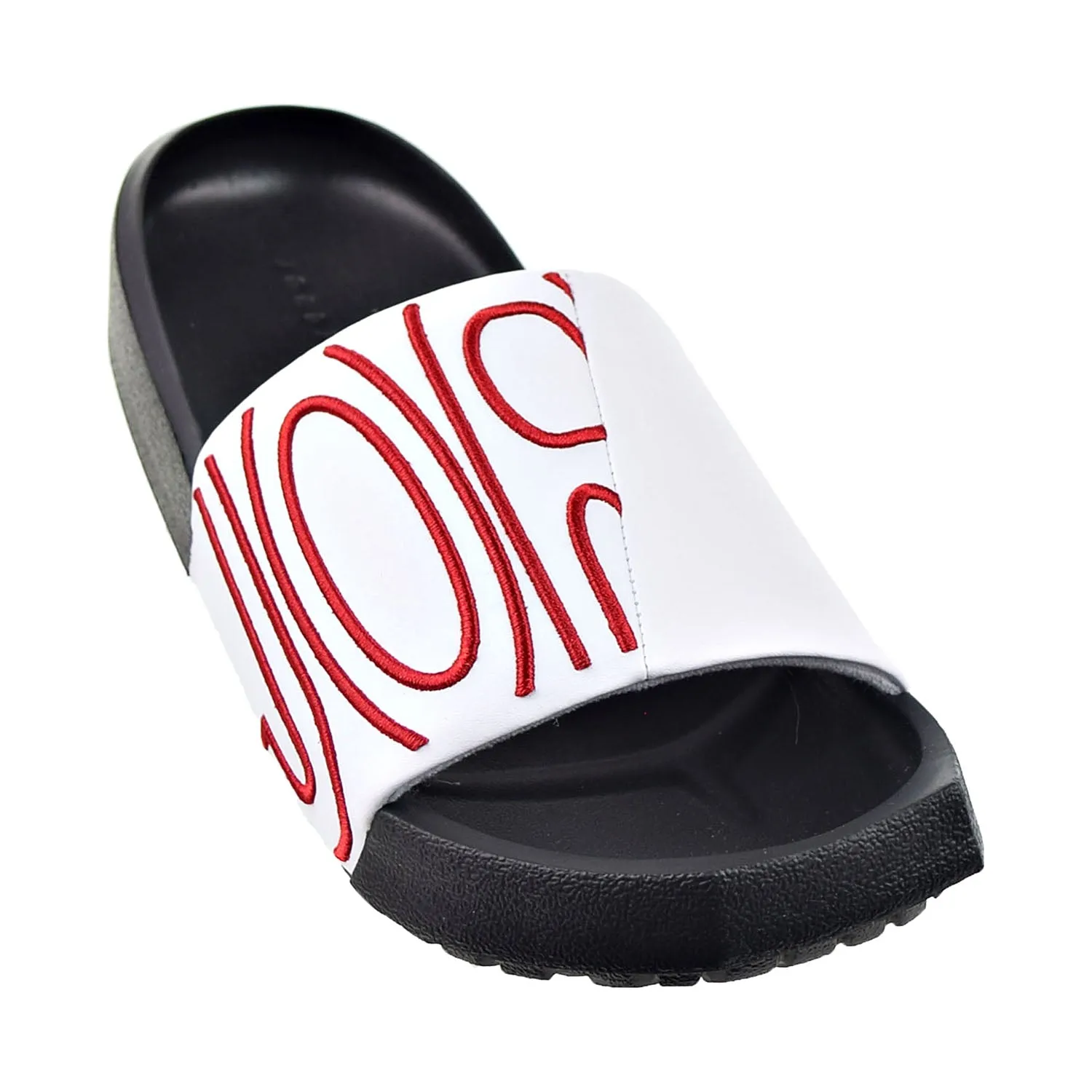 Jordan NOLA Women's Slides White-Gym Red-Black