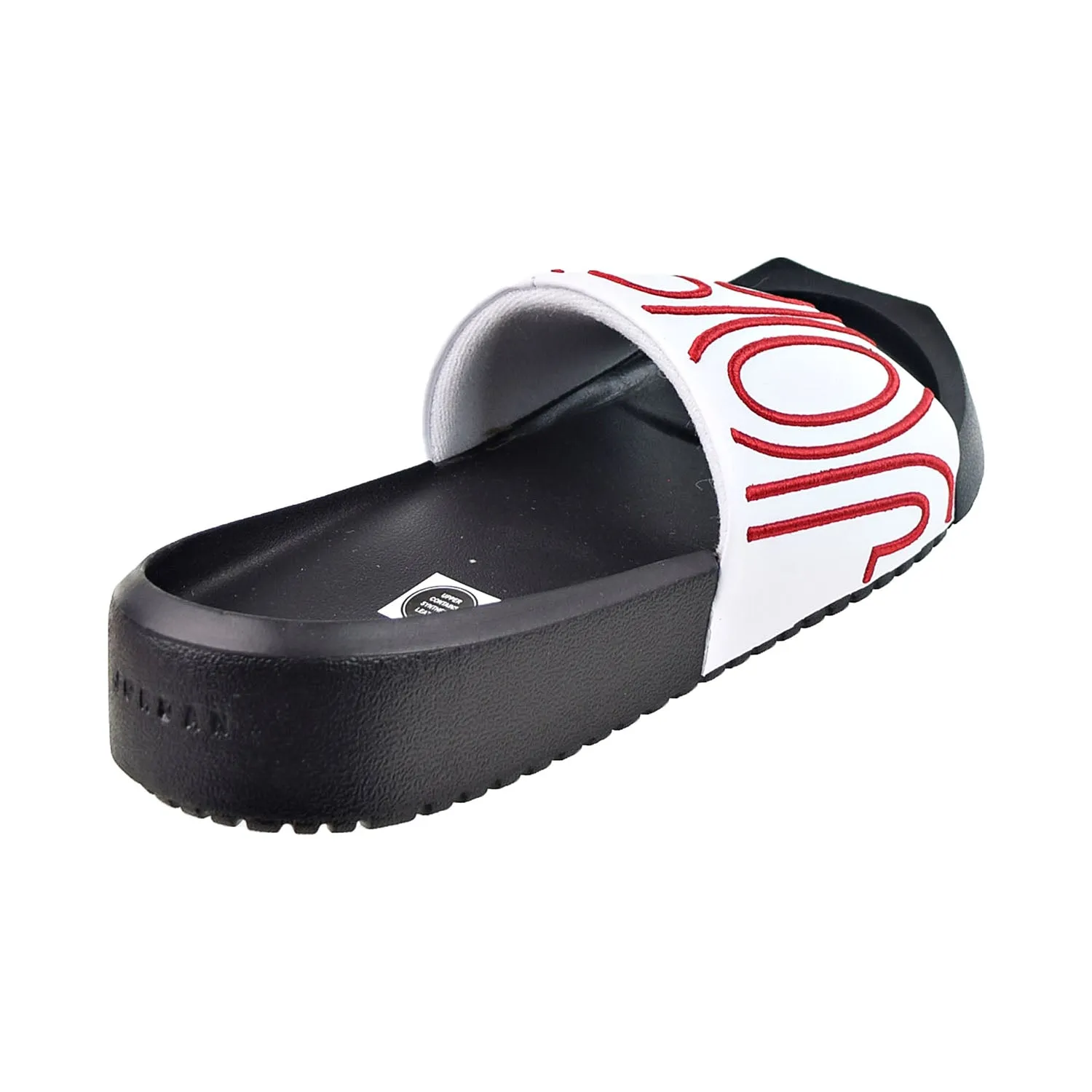 Jordan NOLA Women's Slides White-Gym Red-Black