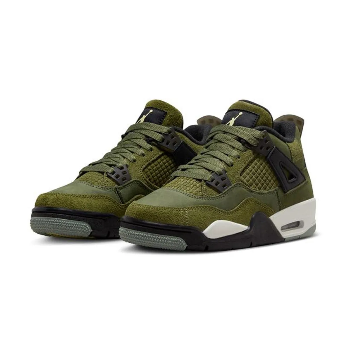 Kids' Air Jordan 4 Retro SE Craft 'Medium Olive'