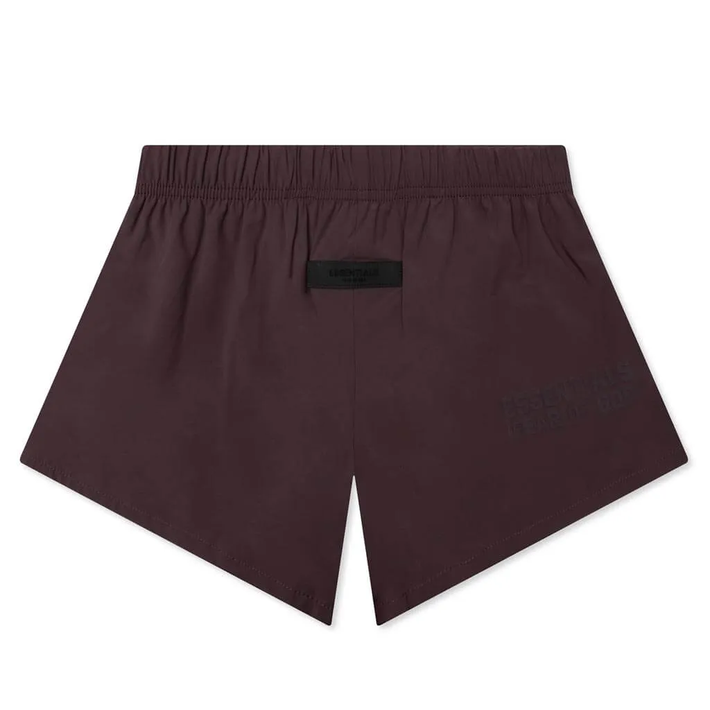 Kid's Running Short - Plum