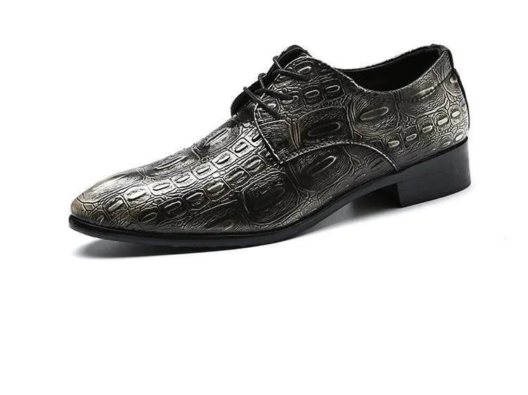 Men Crocodile Leather Shoes