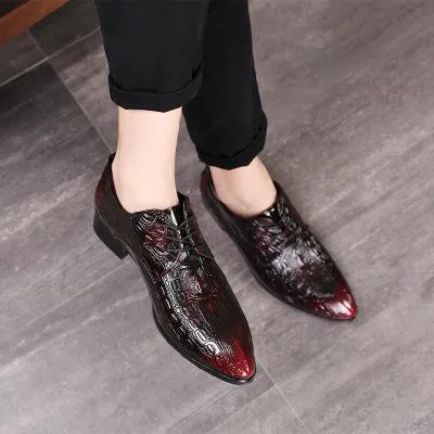 Men Crocodile Leather Shoes