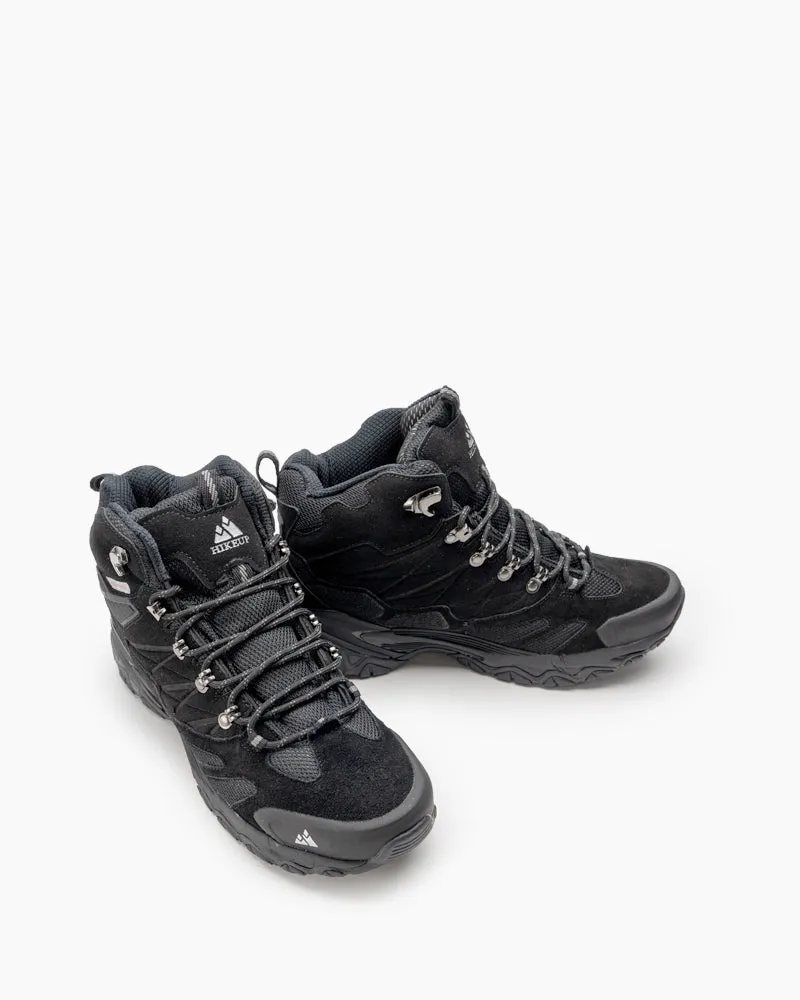 Men's Autumn Genuine Leather High Top Travel Hiking Boots