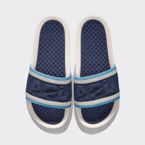 Men's Big Logo TechLoom Slide Sea Salt / Coastal Blue / Navy