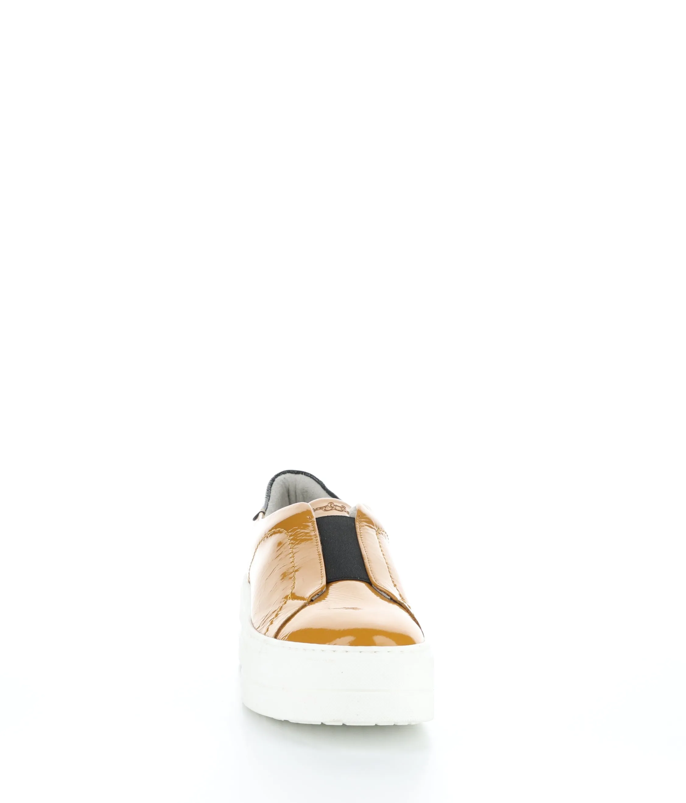 MONA OCHRE/BLACK Elasticated Shoes