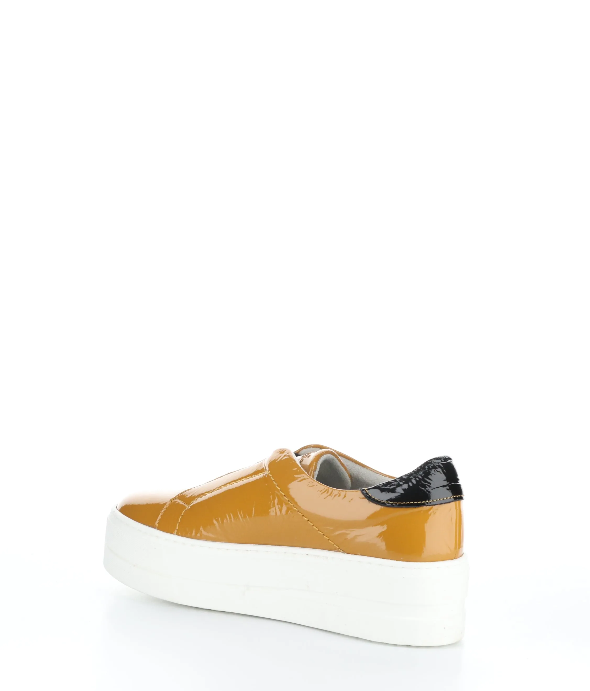 MONA OCHRE/BLACK Elasticated Shoes