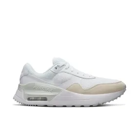 NIKE MEN'S AIR MAX SYSTM WHITE SHOES