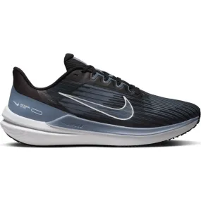 NIKE MEN'S WINFLO 9 BLACK ROAD RUNNING SHOES