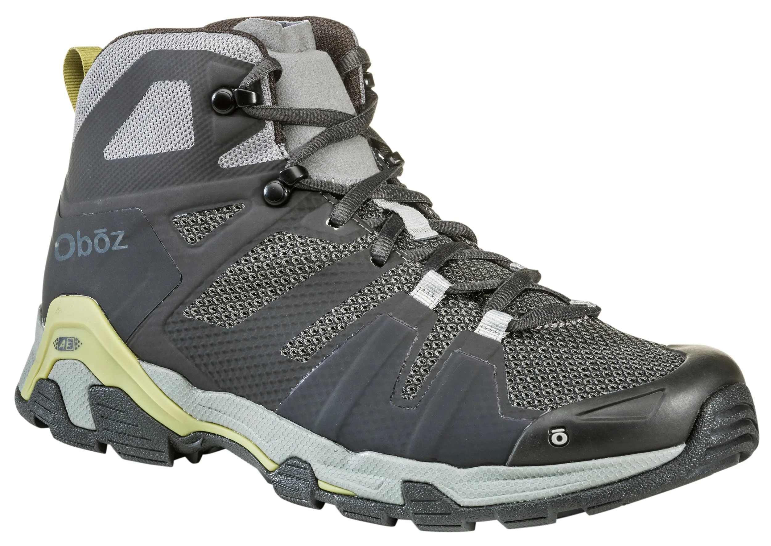 'Oboz' Men's Arete Mid Hiker - Charcoal / Woodbine Green