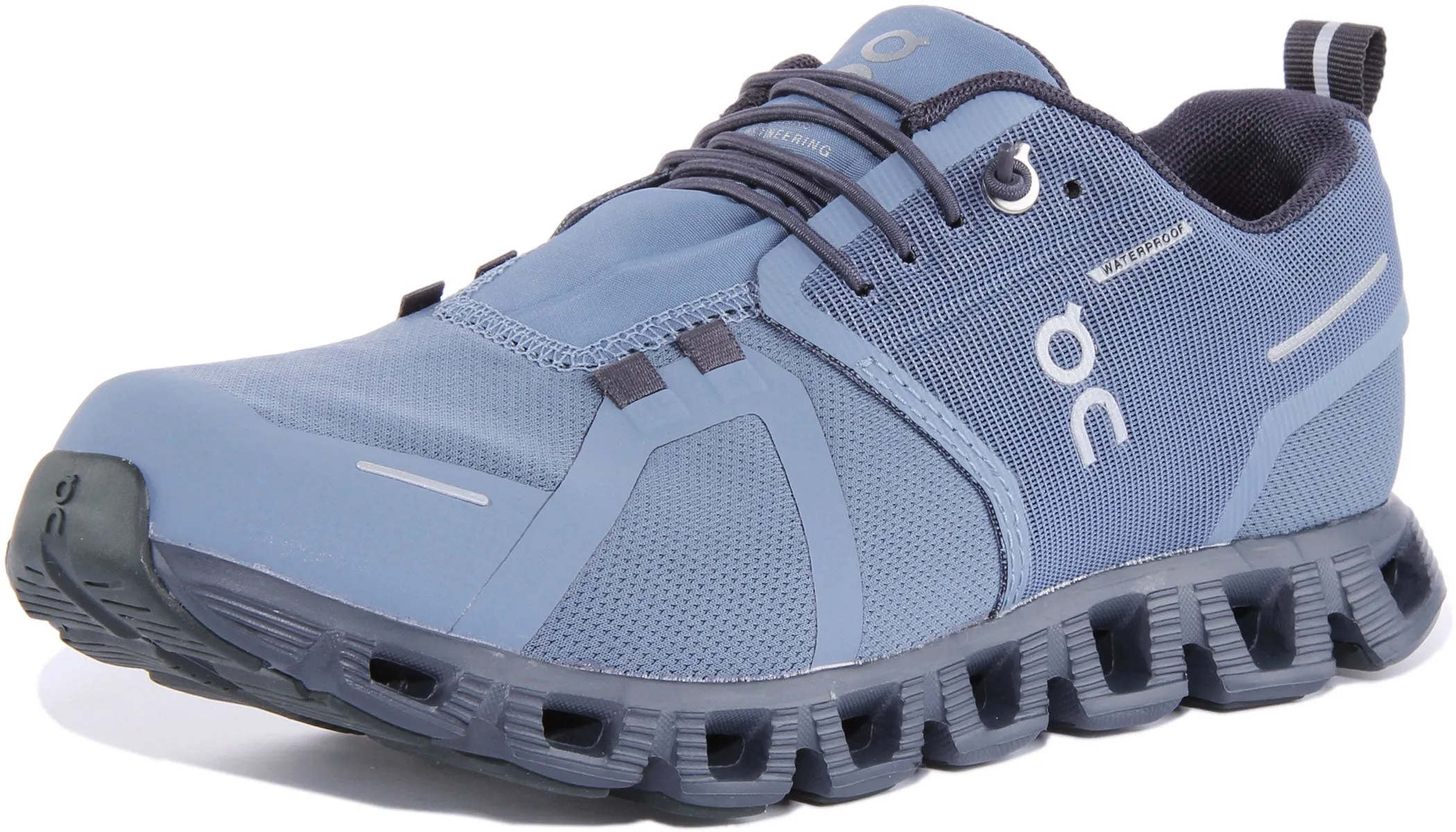 On Running Cloud 5 Waterproof In Blue For Women